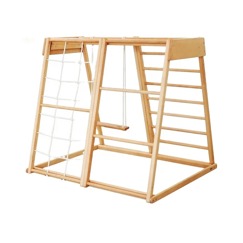 Kids Outdoor Climbing Frame - Детская уличная веревочная лестница, деревянные игрушки