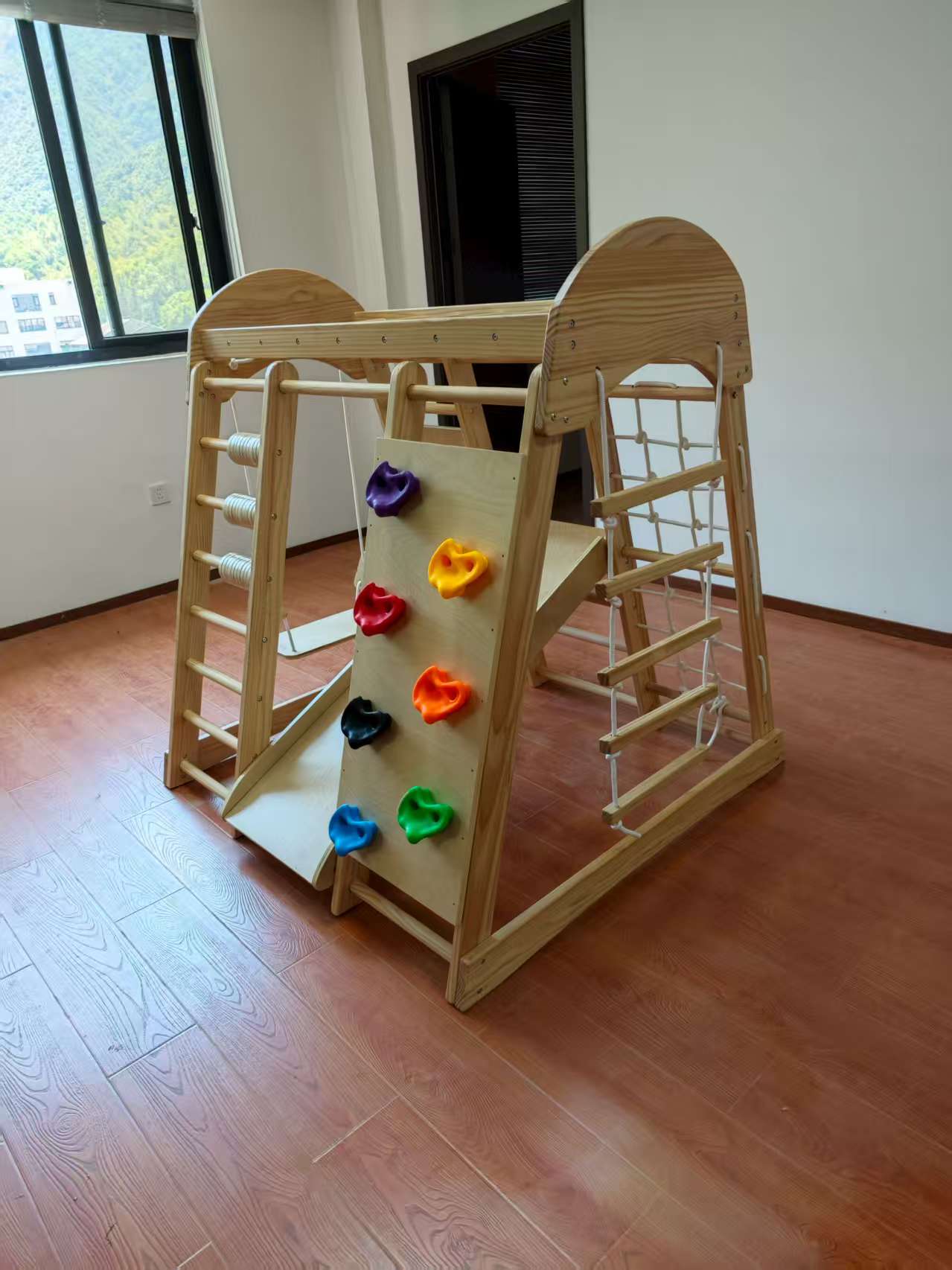 Деревянный детский игровой ком – обзор и цена Kids Outdoor Climbing Frame