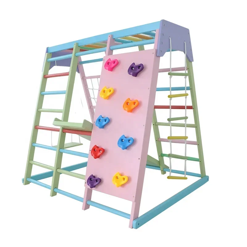 Детский деревянный игровой ком – обзор и цена Kids Outdoor Climbing Frame